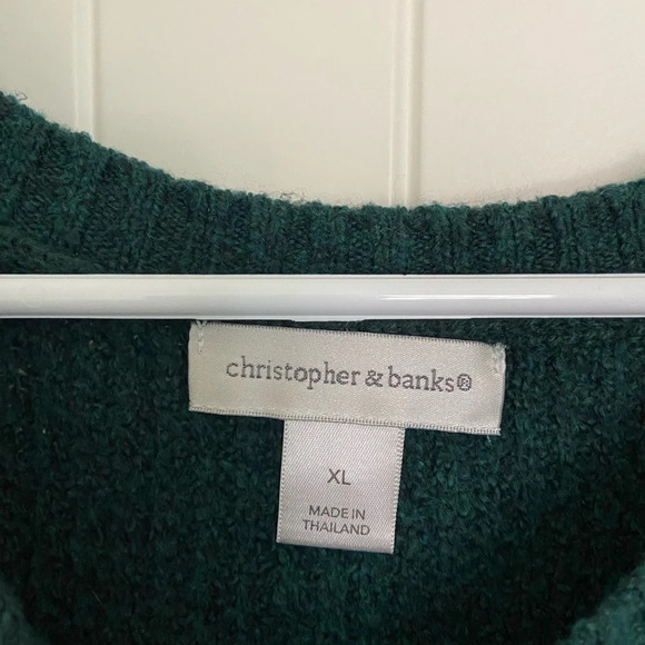NWOT | Christopher & Banks women’s plush knit sweater — XL - Picture 3 of 6